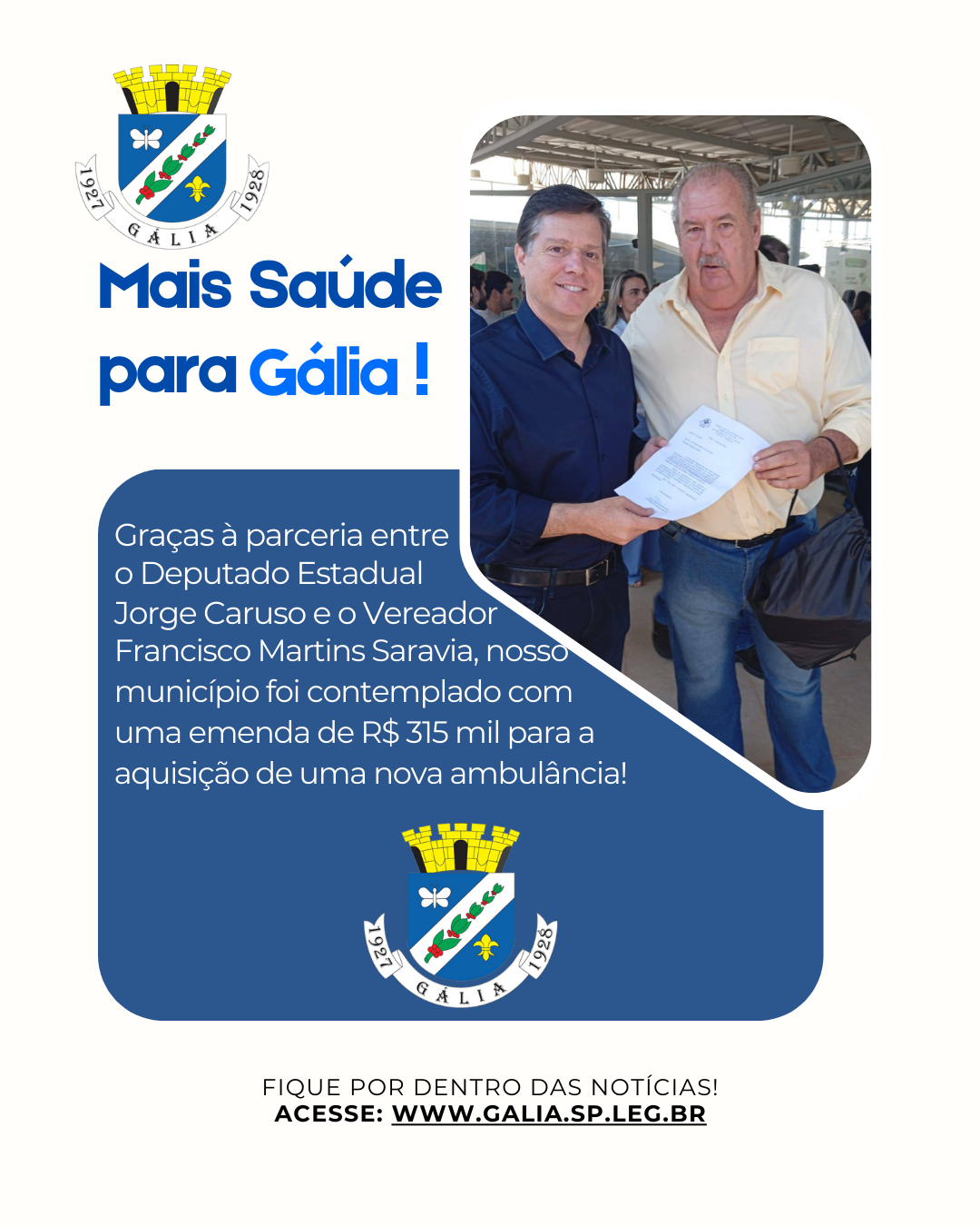 🚑 Mais saúde para Gália!