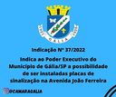 Indicação Nº 37-2022