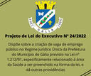 Projeto de Lei do Executivo Nº 24-2022