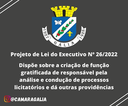 Projeto de Lei do Executivo Nº 26-2022