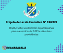 Projeto de Lei do Executivo Nº 33-2022