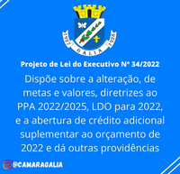 Projeto de Lei do Executivo Nº 34-2022