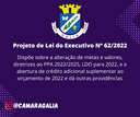 Projeto de Lei do Executivo Nº 62-2022