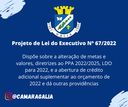Projeto de Lei do Executivo Nº 67-2022