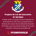 Projeto de Lei do Executivo Nº 83-2022