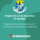 Projeto de Lei do Executivo Nº 84-2022