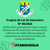 Projeto de Lei do Executivo Nº 88-2022