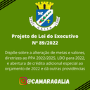 Projeto de Lei do Executivo Nº 89-2022