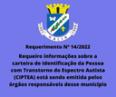 Requerimento Nº 14-2022