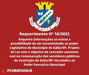 Requerimento Nº 16-2022