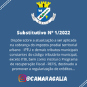 Substitutivo Nº 1-2022