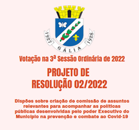 Votação do Projeto de Resolução Nº 02-2022